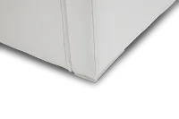 Cortina White Uph Platform Bed