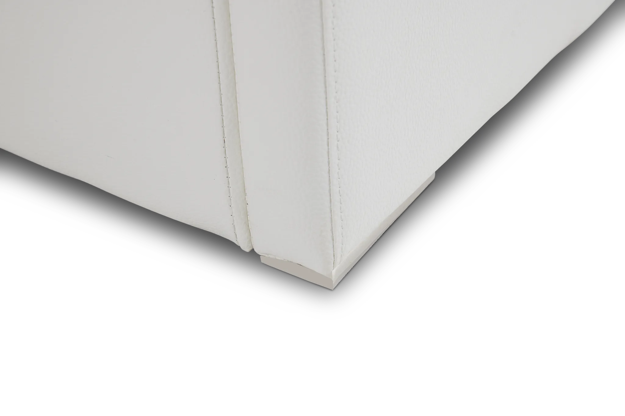 Cortina White Uph Platform Bed