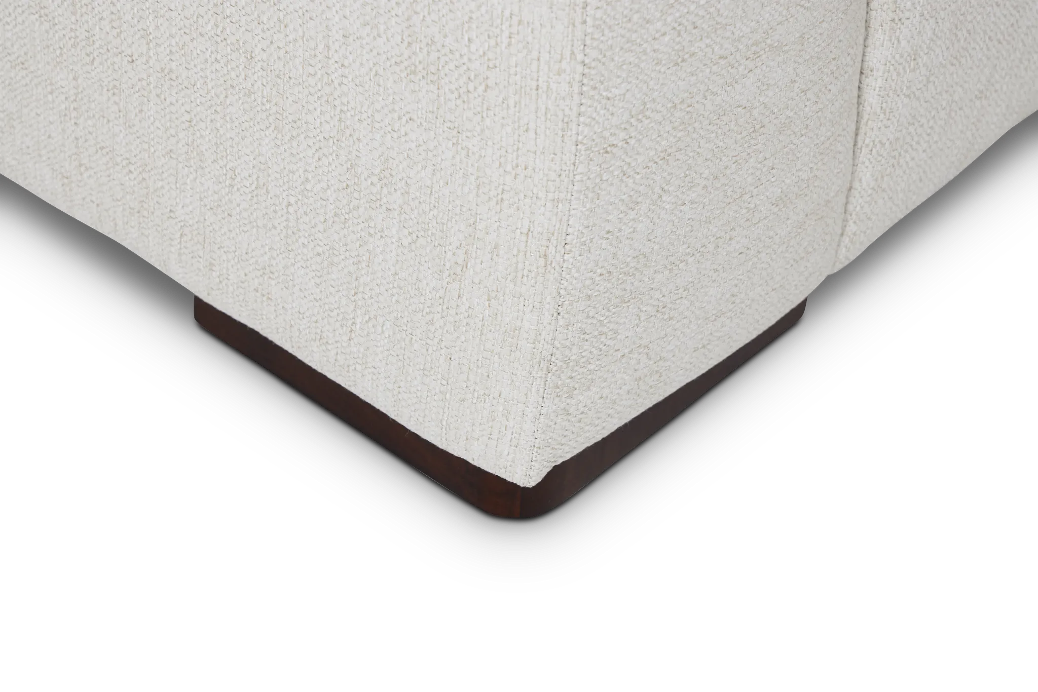 Veronica White Down Large Two-arm Sectional