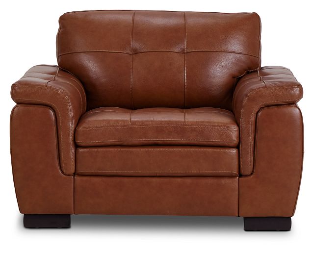 Braden Medium Brown Leather Chair (2)
