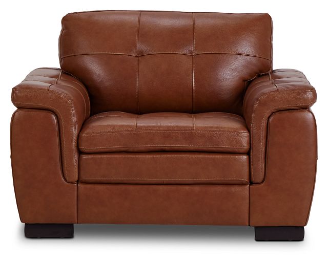 Braden Medium Brown Leather Chair