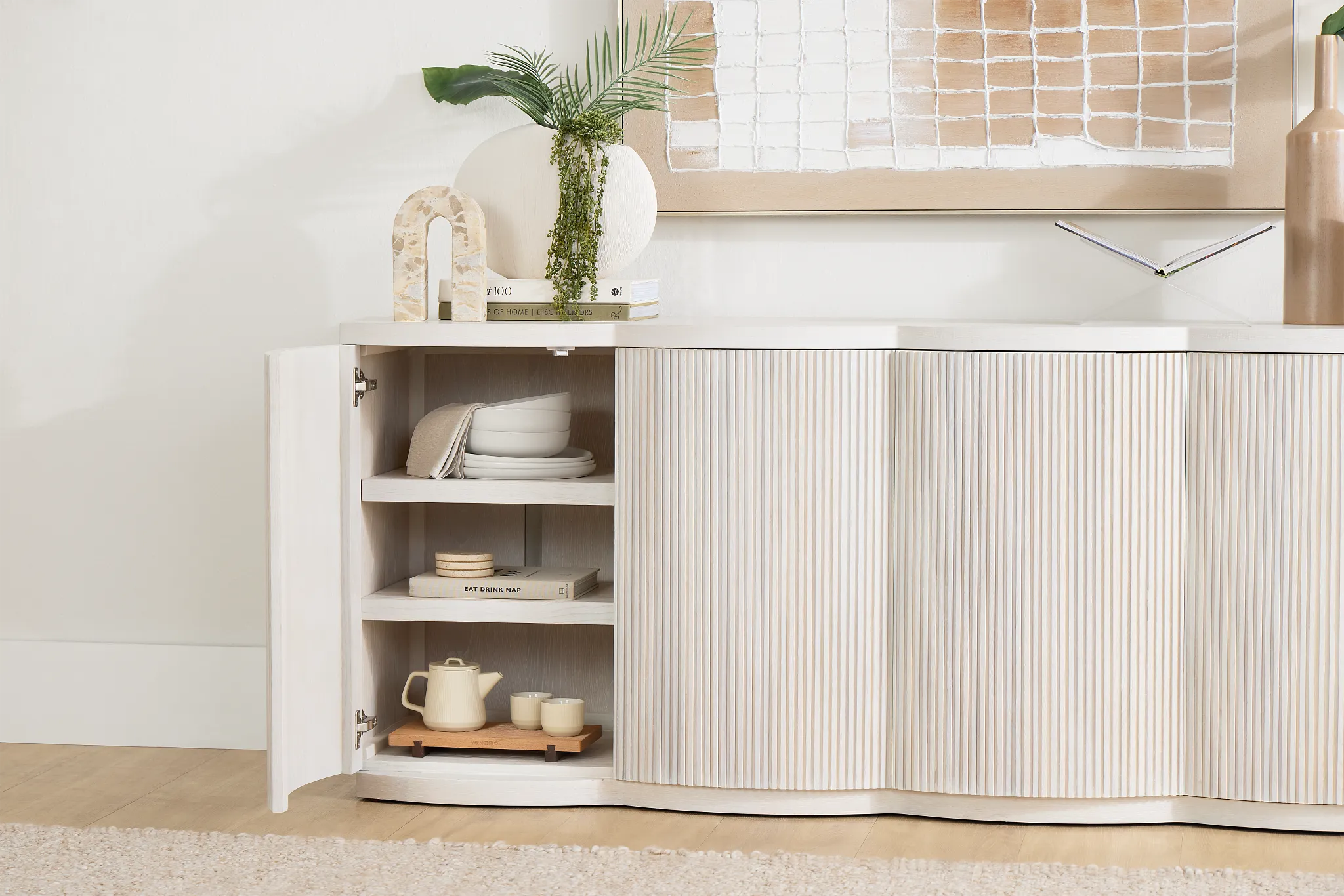 Gables White Tv Stand