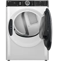 Ge Profile 87 Series White Front Load Gas Dryer
