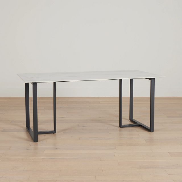 Paxton White Rectangular Table