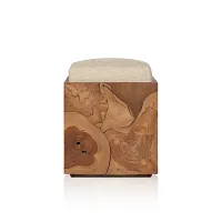 Four Hands Toman Mid Tone Uph Stool