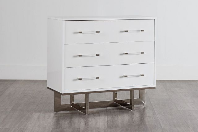 Cortina White Small Drawer Chest