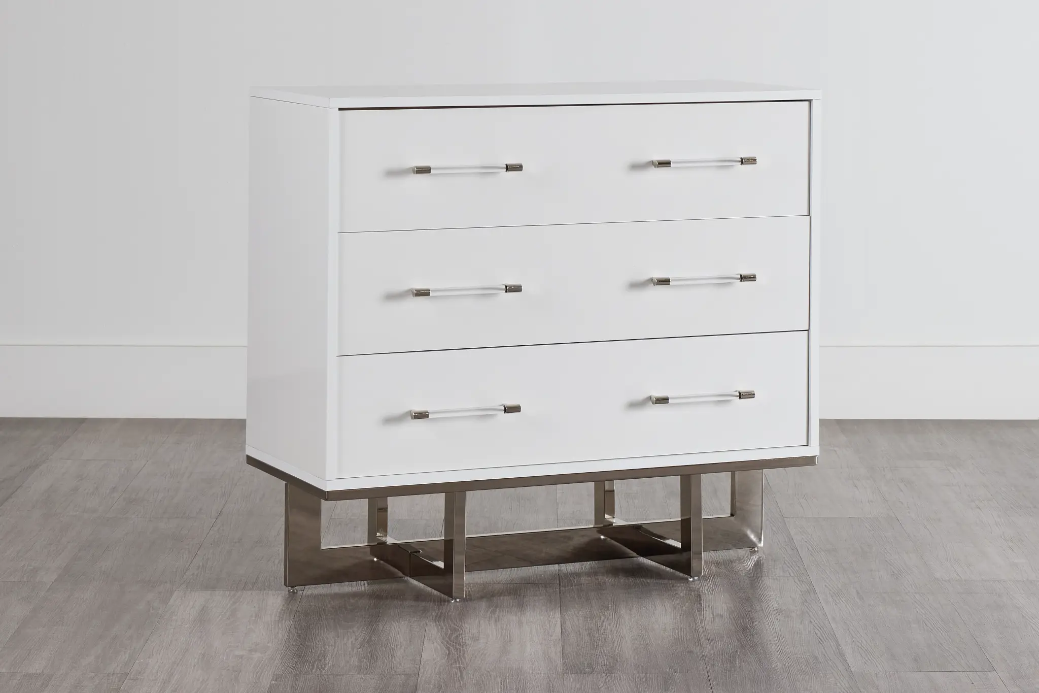 Cortina White Small Drawer Chest Cortina White Small Drawer Chest