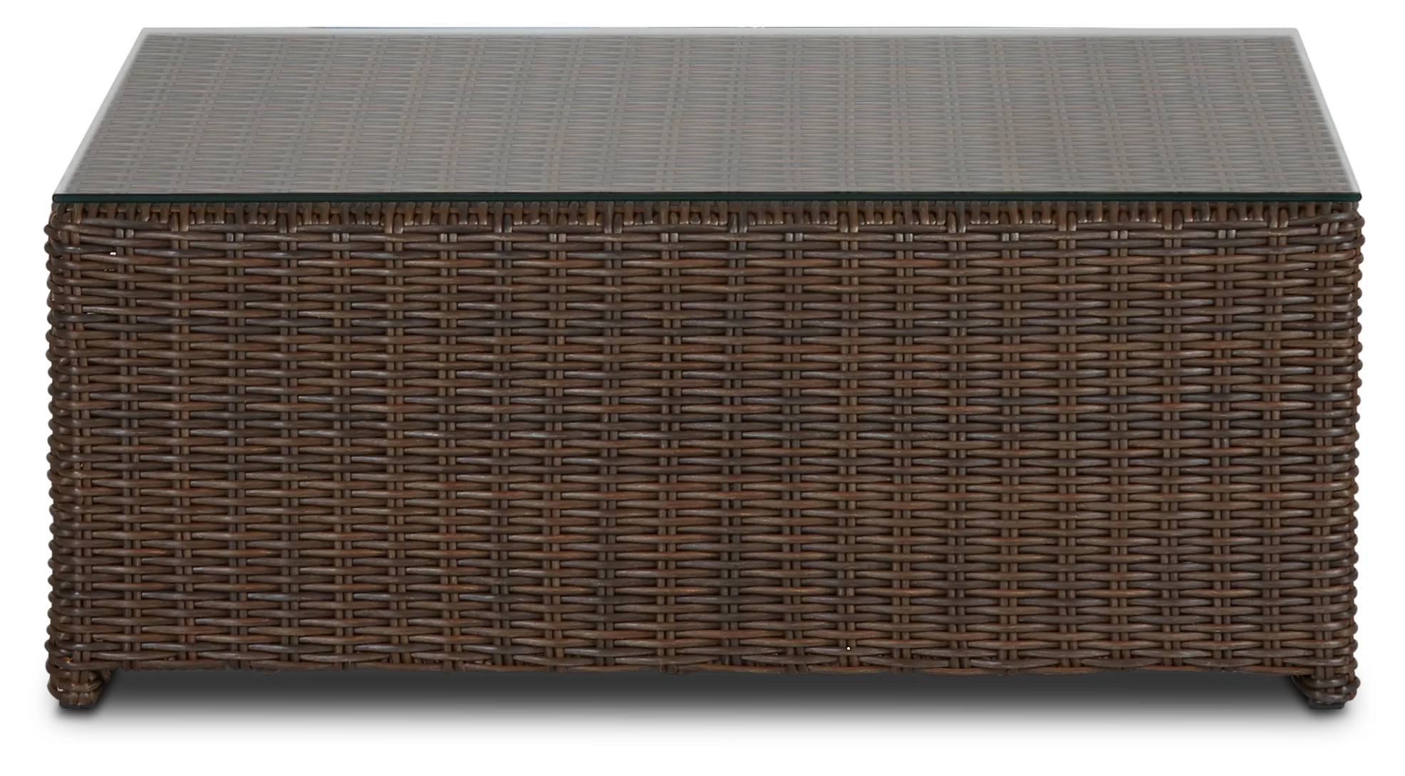 Southport Dark Brown Square Coffee Table