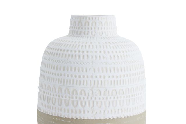 Leif Beige Large Vase