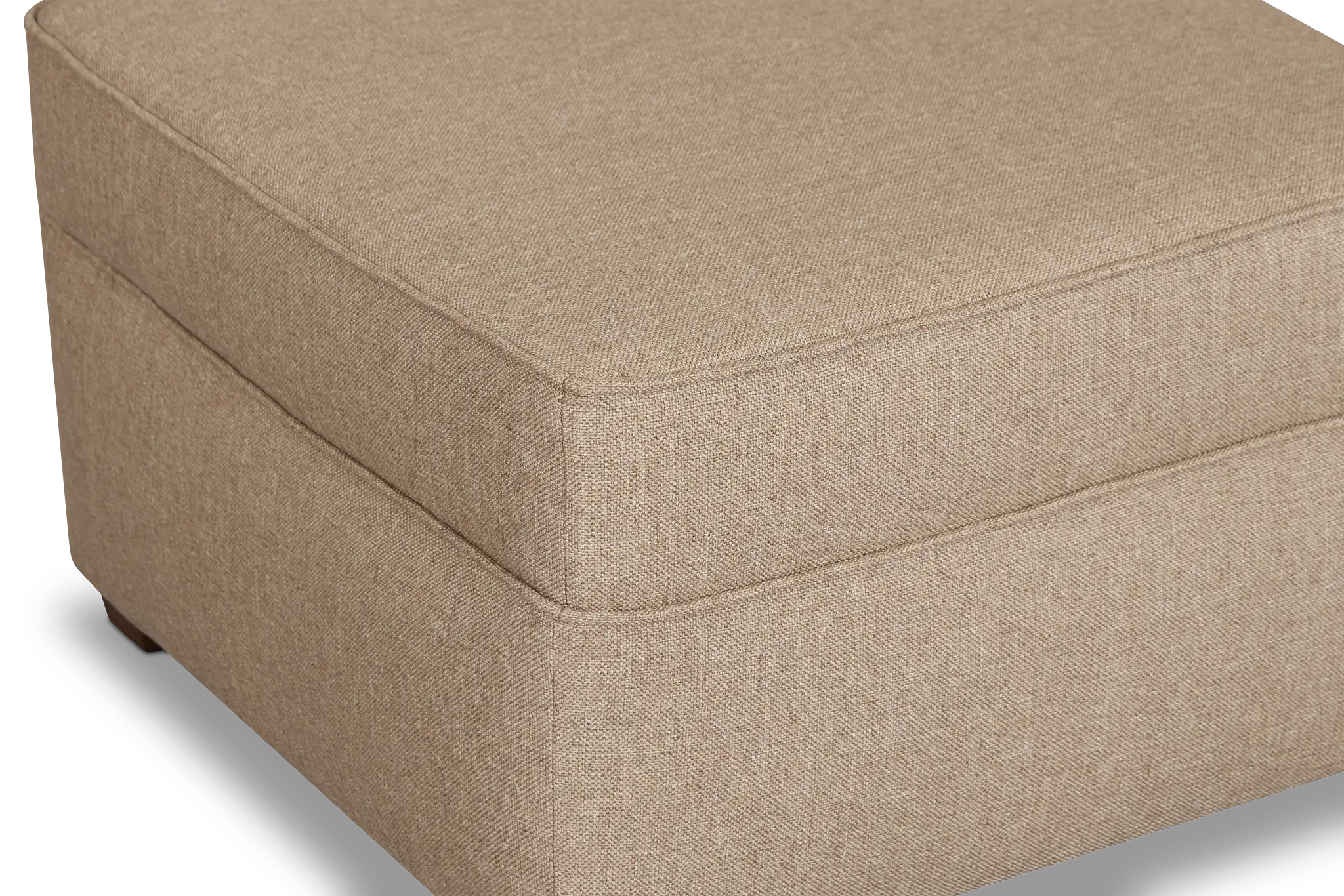 Tate Brown Fabric Ottoman Tate Brown Fabric Ottoman