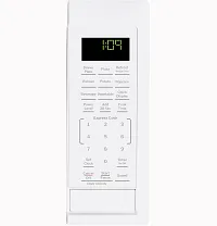 Ge 9 Series White Countertop Microwave