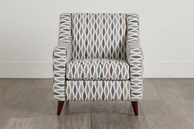 Ohgee Blue Accent Chair