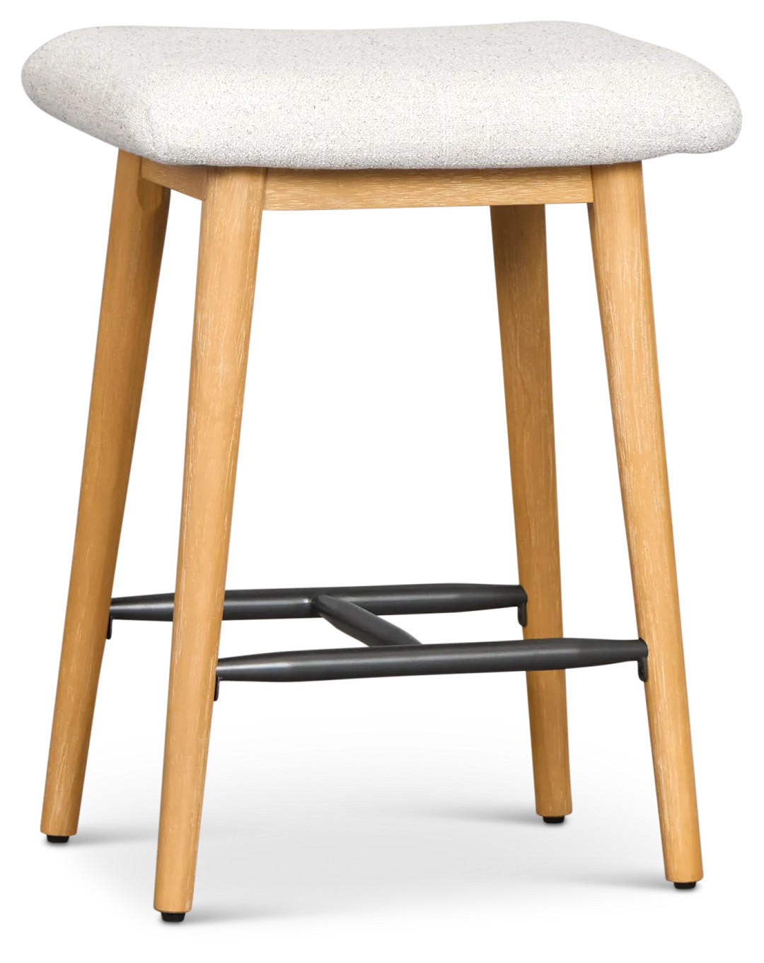 Arlo Light Gray 24" Upholstered Barstool