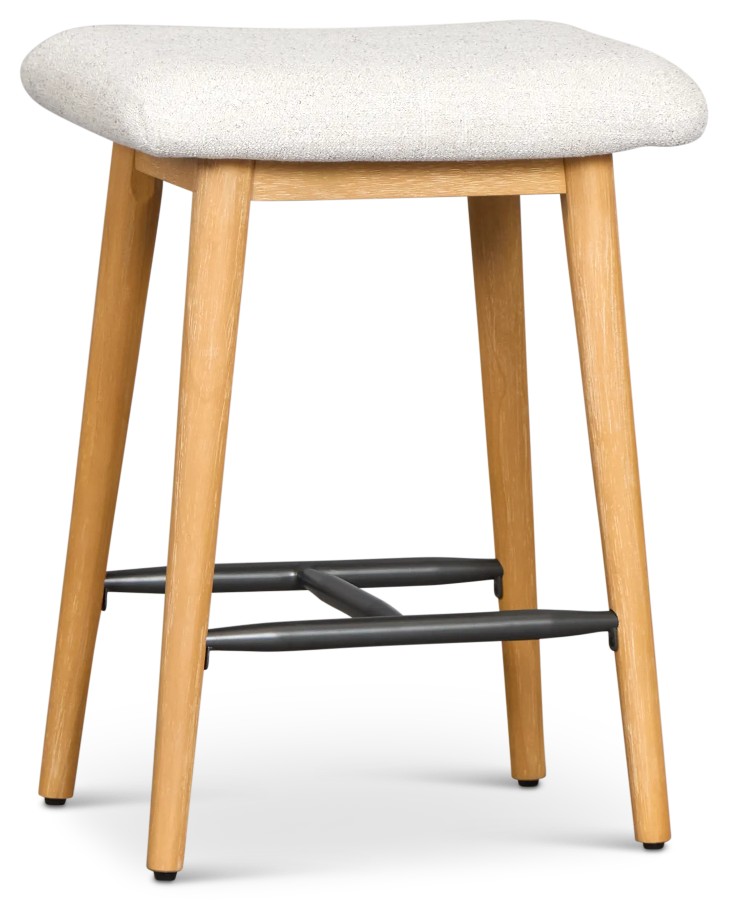 Arlo Light Gray 24" Upholstered Barstool