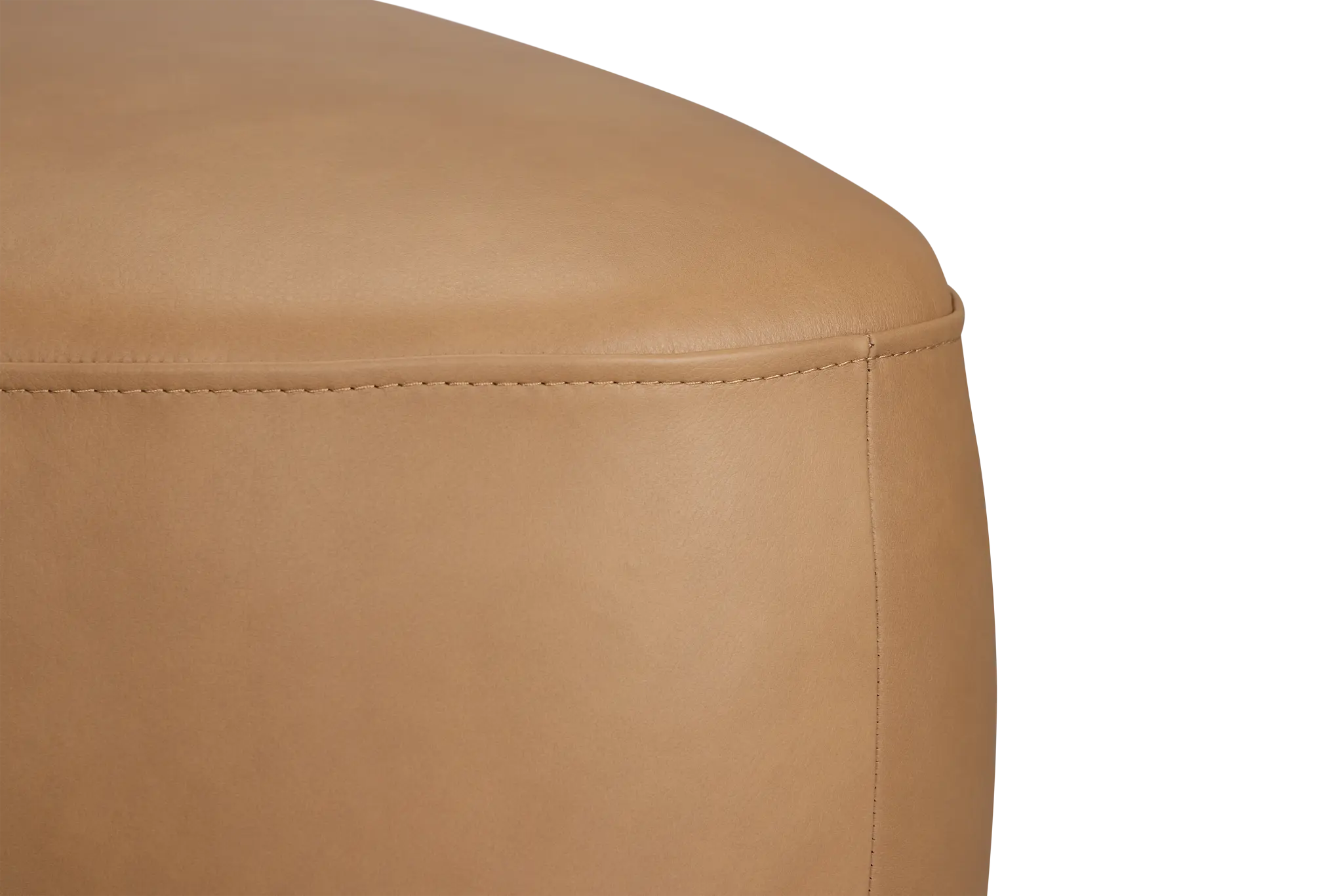 Jovi Brown Leather Large Accent Ottoman Jovi Brown Leather Large Accent Ottoman