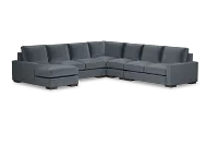 Edgewater Joya Gray Large Left Chaise Sectional