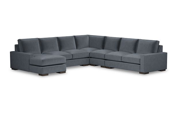 Edgewater Joya Gray Large Left Chaise Sectional