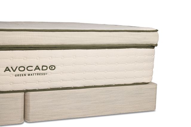 Avocado Green Plush Mattress Set