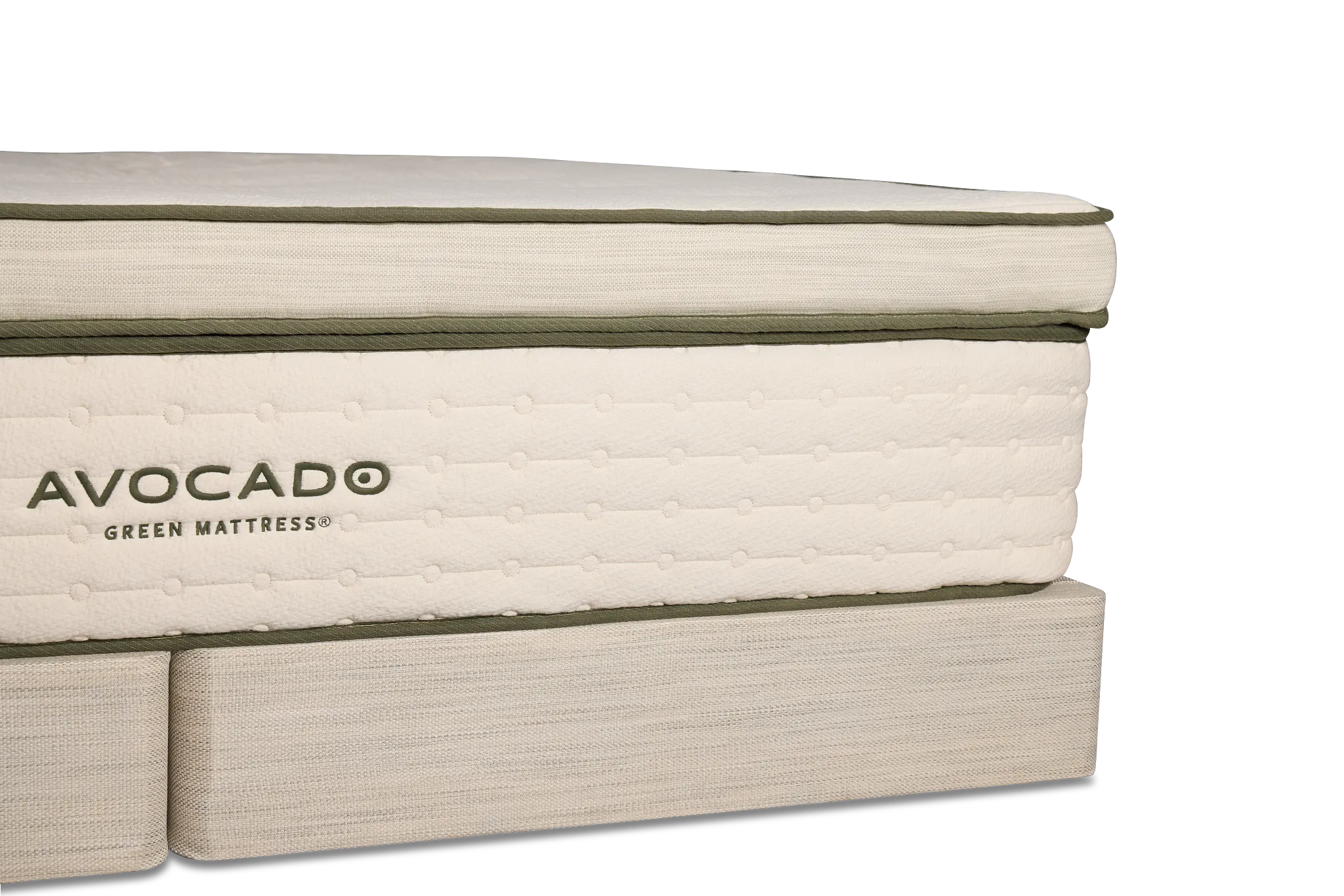 Avocado Green Plush Mattress Set