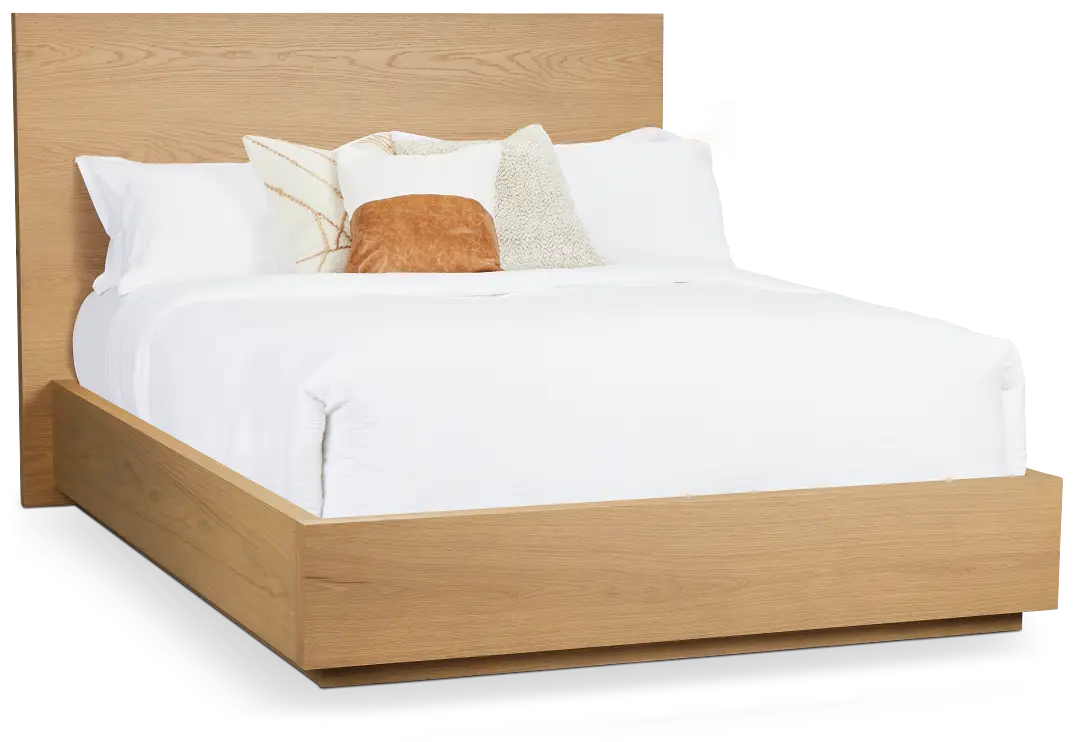 Haven Light Tone Platform Bed Haven Light Tone Platform Bed