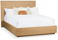 Haven Light Tone Platform Bed