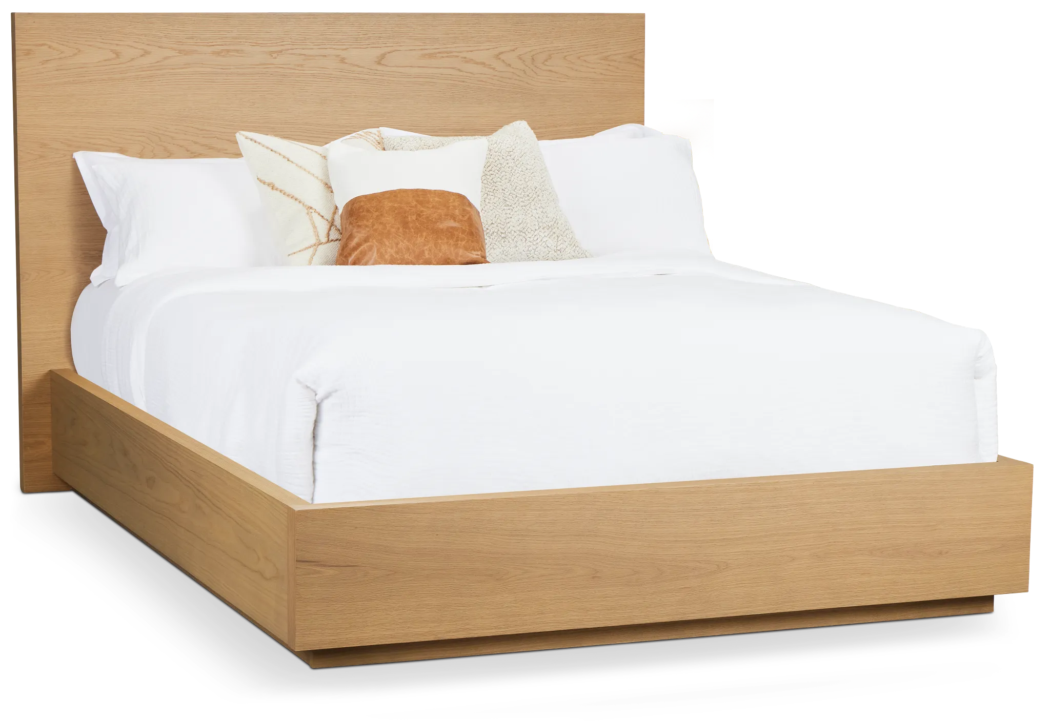 Haven Light Tone Platform Bed