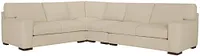 Veronica Khaki Down Large Two-arm Sectional