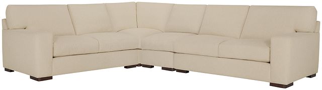 Veronica Khaki Down Large Two-arm Sectional