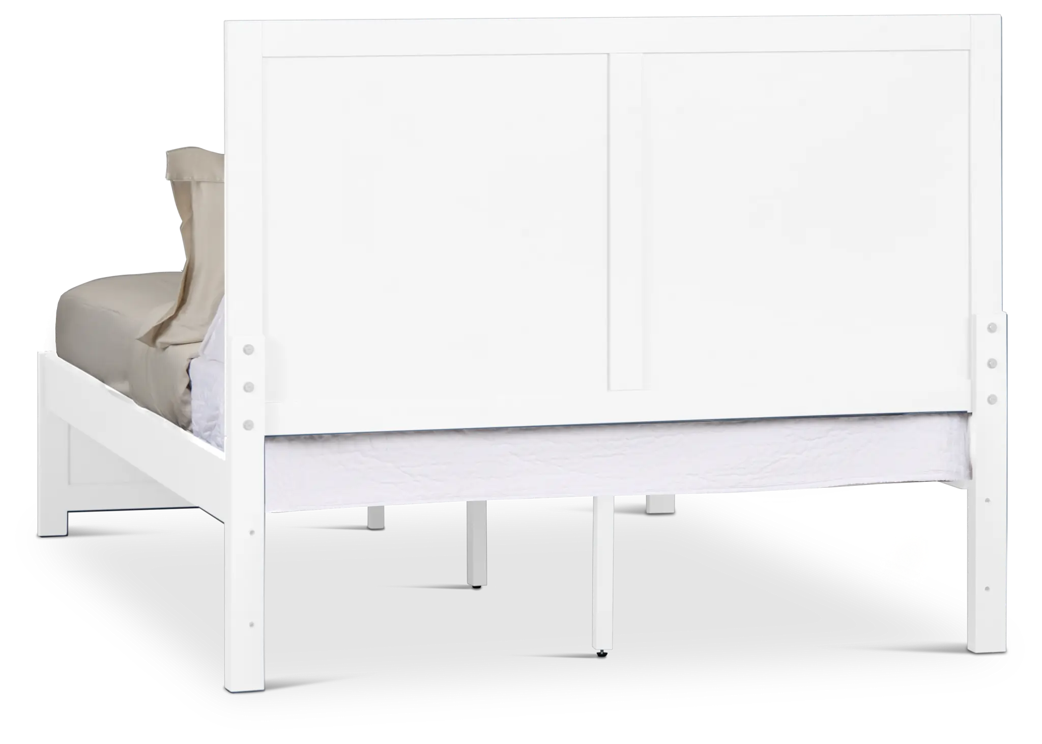 Charleston White Panel Bed Charleston White Panel Bed