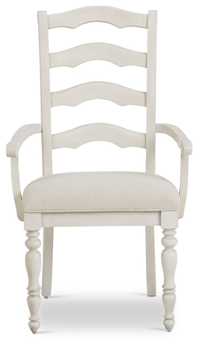 Savannah Ivory Wood Arm Chair (3)