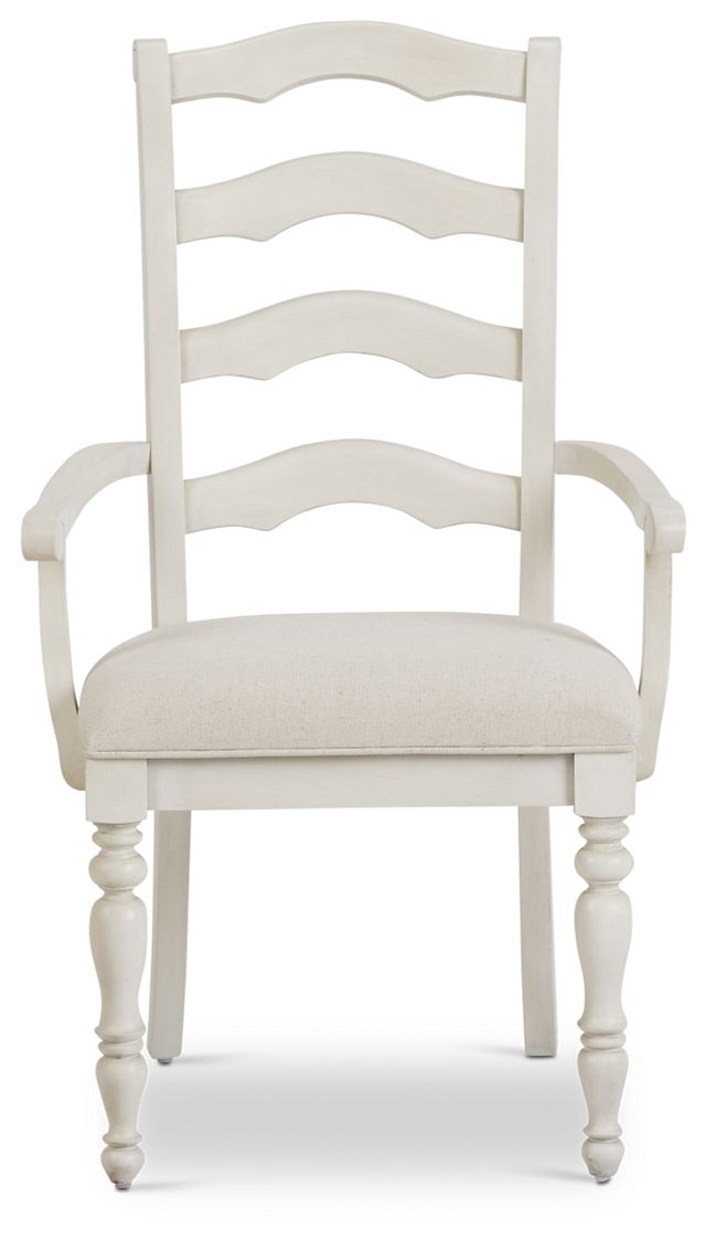 Savannah Ivory Upholstered Arm Chair