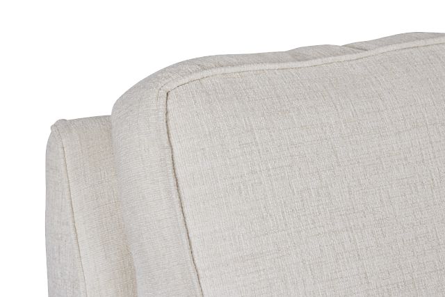 Andie White Fabric Medium Two-arm Sectional