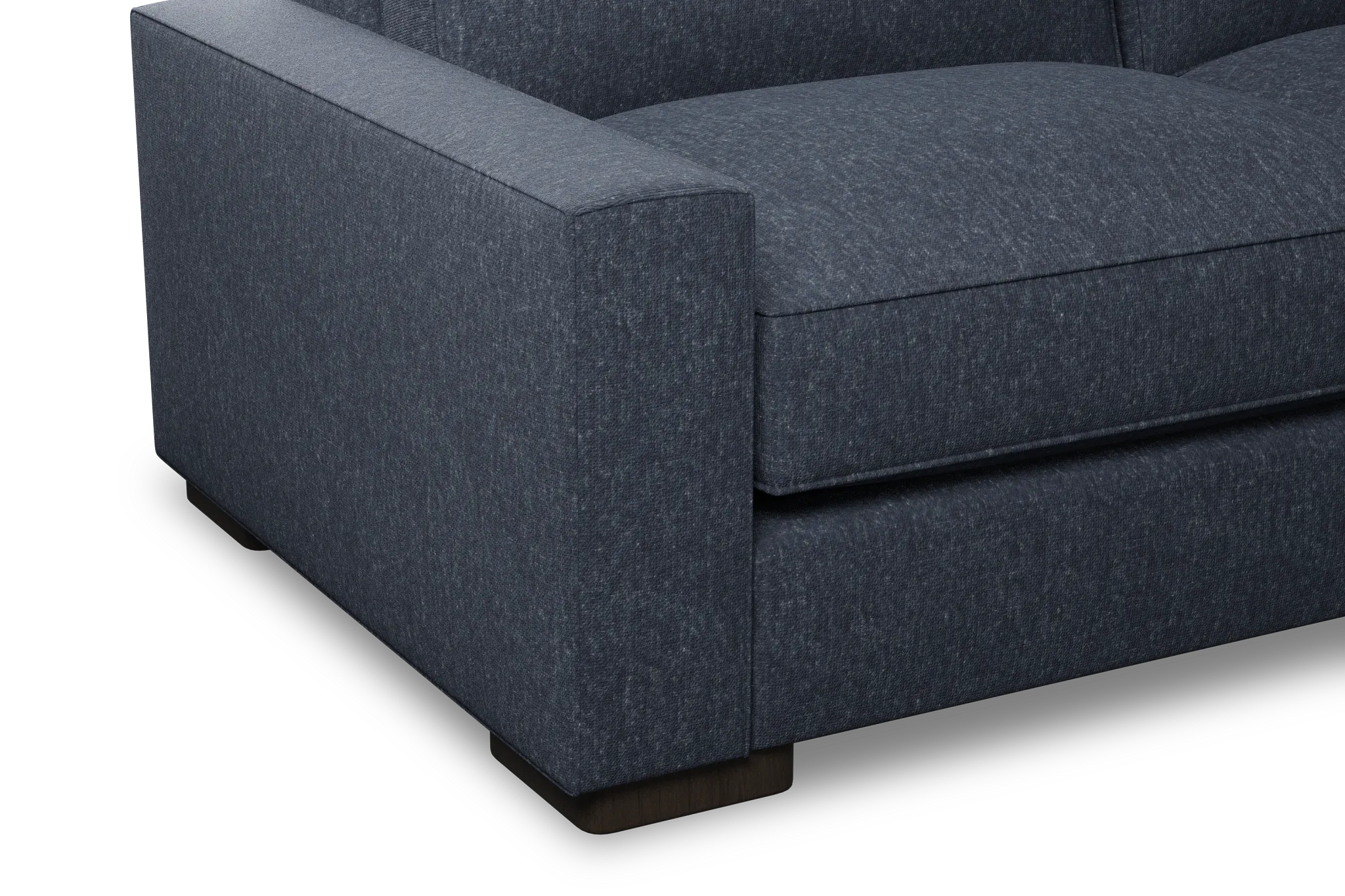 Edgewater Maguire Blue 84" Sofa W/ 2 Cushions