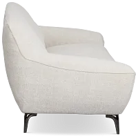 Zoey Light Beige Fabric Sofa