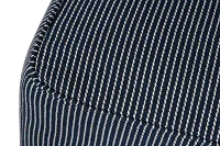 Lucy Navy Fabric Cocktail Ottoman