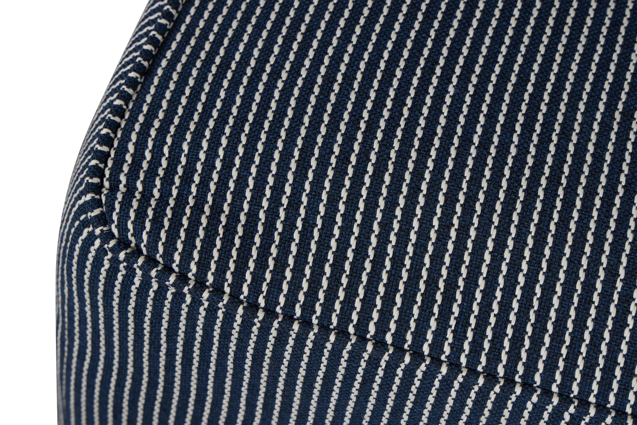 Lucy Navy Fabric Cocktail Ottoman