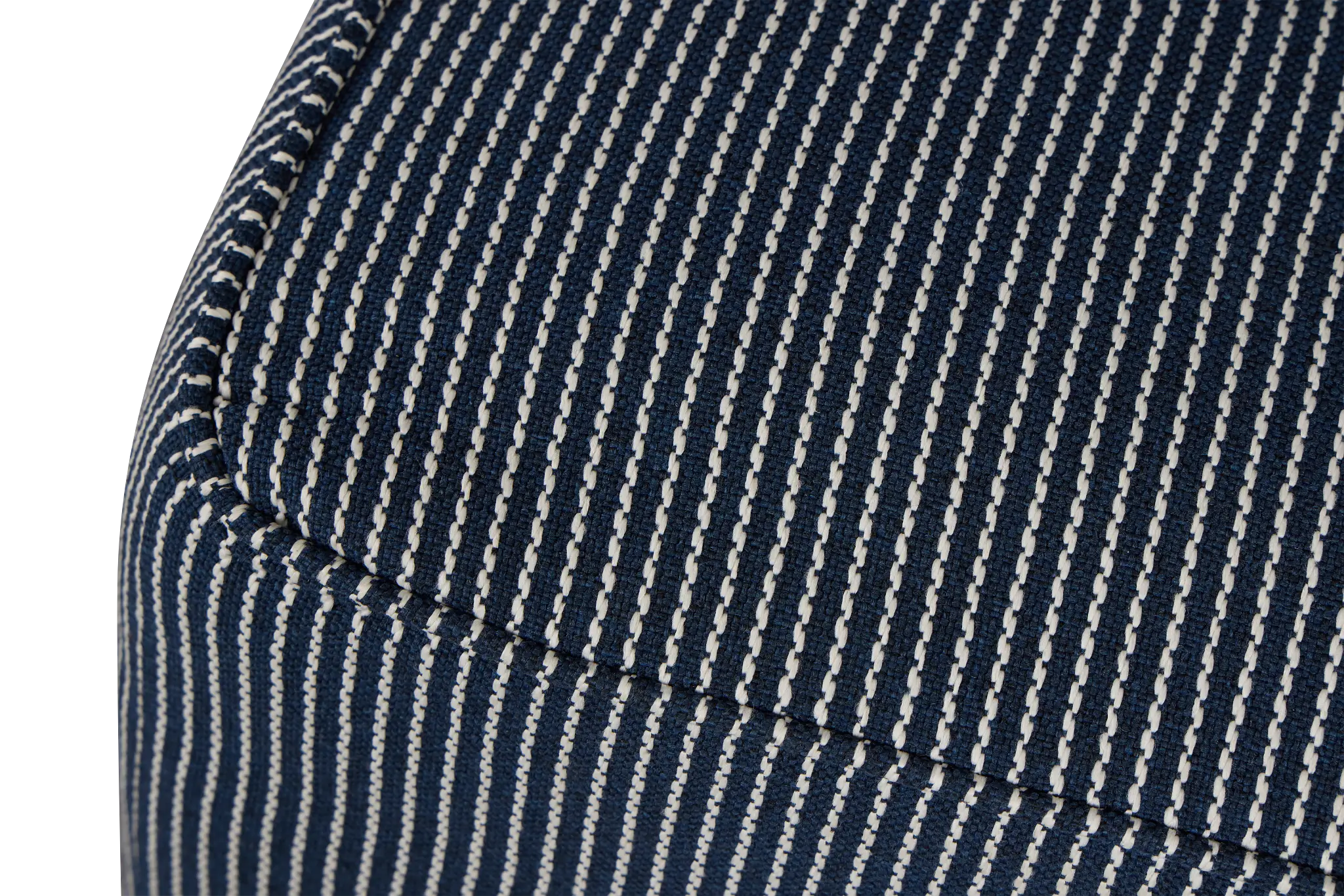 Lucy Navy Fabric Cocktail Ottoman Lucy Navy Fabric Cocktail Ottoman