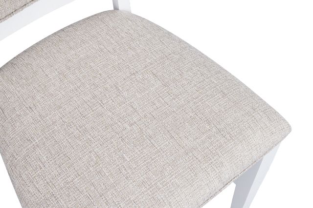 Heron Cove White Upholstered Side Chair