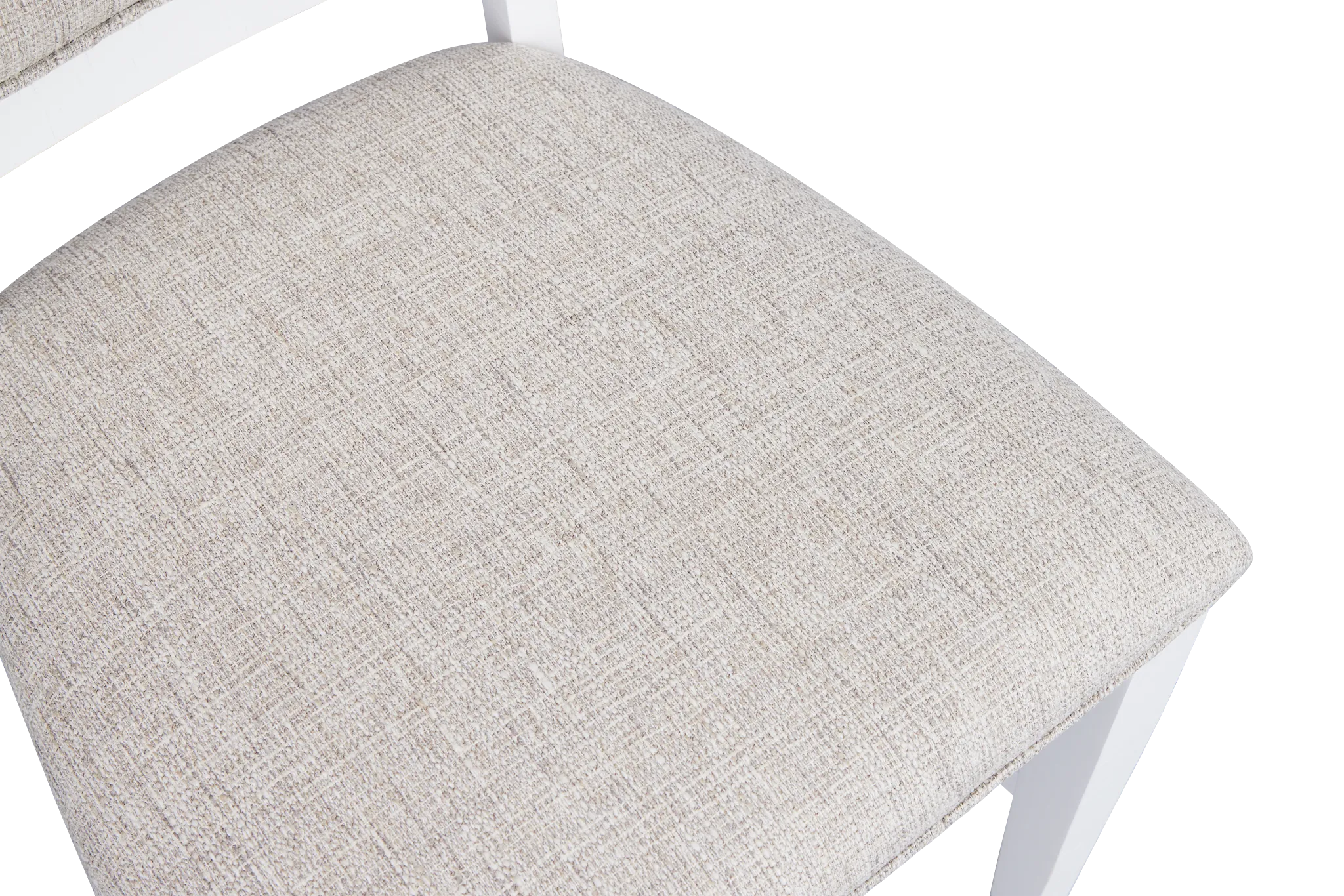 Heron Cove White Upholstered Side Chair