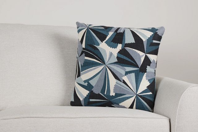 Tina Dark Blue 20" Accent Pillow