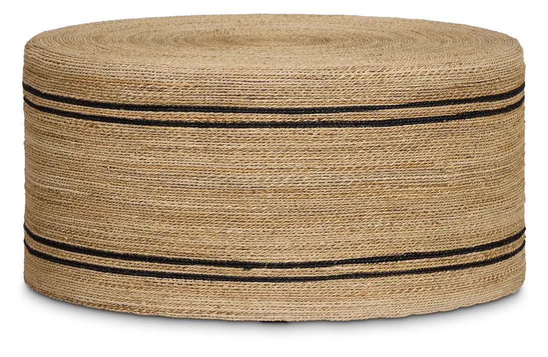 Carvo Light Tone Woven Round Coffee Table Carvo Light Tone Woven Round Coffee Table