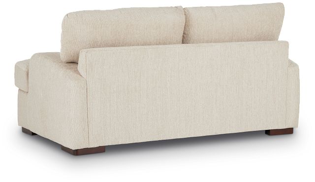 Alpha Beige Fabric Loveseat