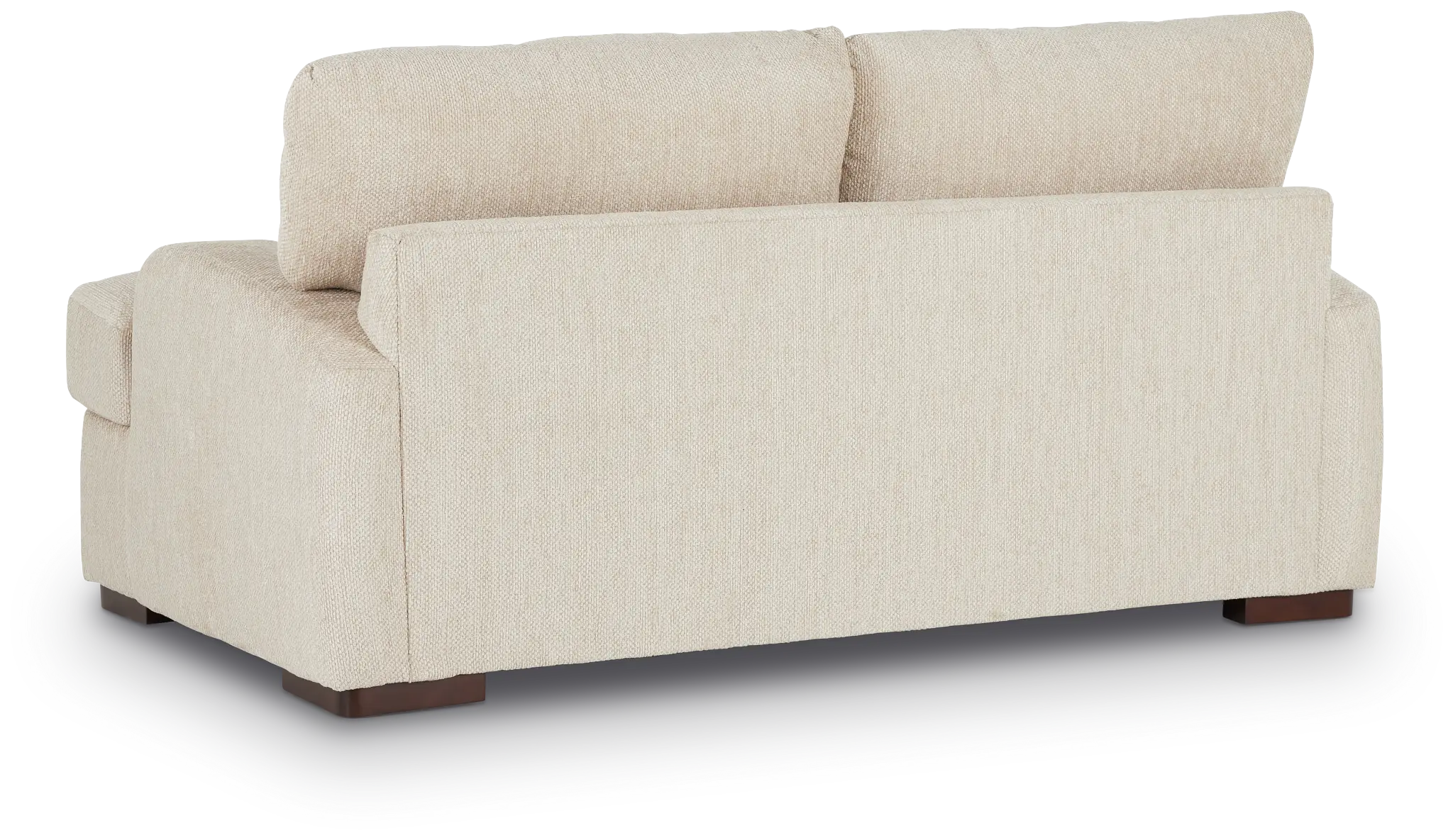 Alpha Beige Fabric Loveseat Alpha Beige Fabric Loveseat