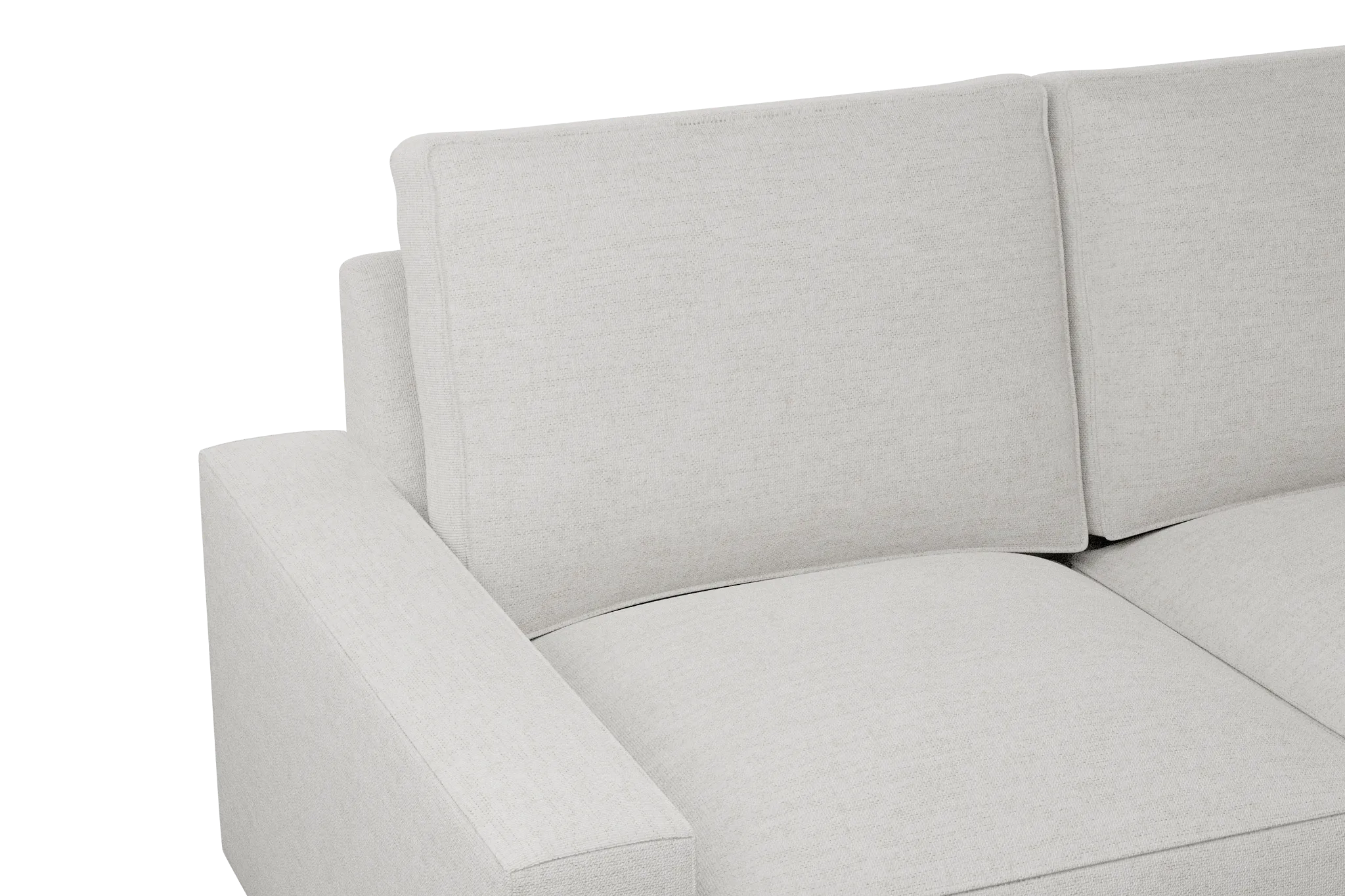 Edgewater Maguire Ivory Medium Right Chaise Sectional