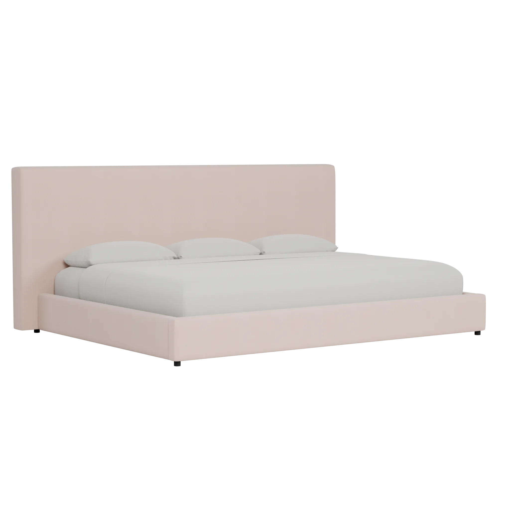 Grayton Joya Light Pink 54" Upholstered Platform Bed