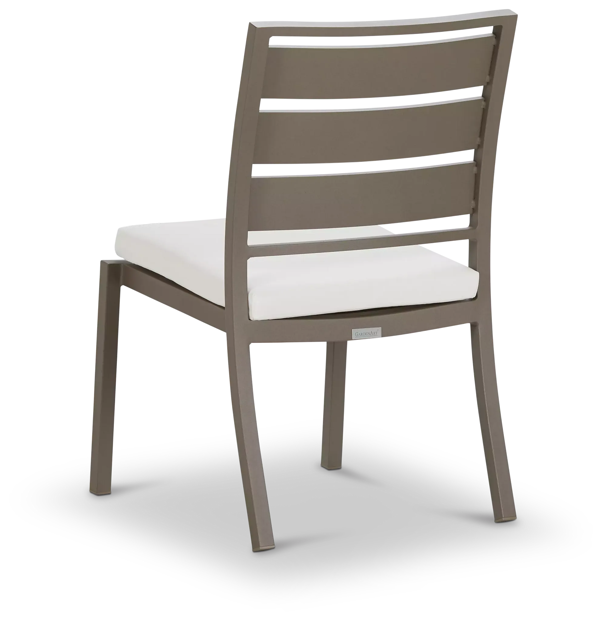 Raleigh Gray Aluminum Side Chair