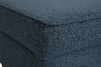 Cameron Blue Fabric Ottoman