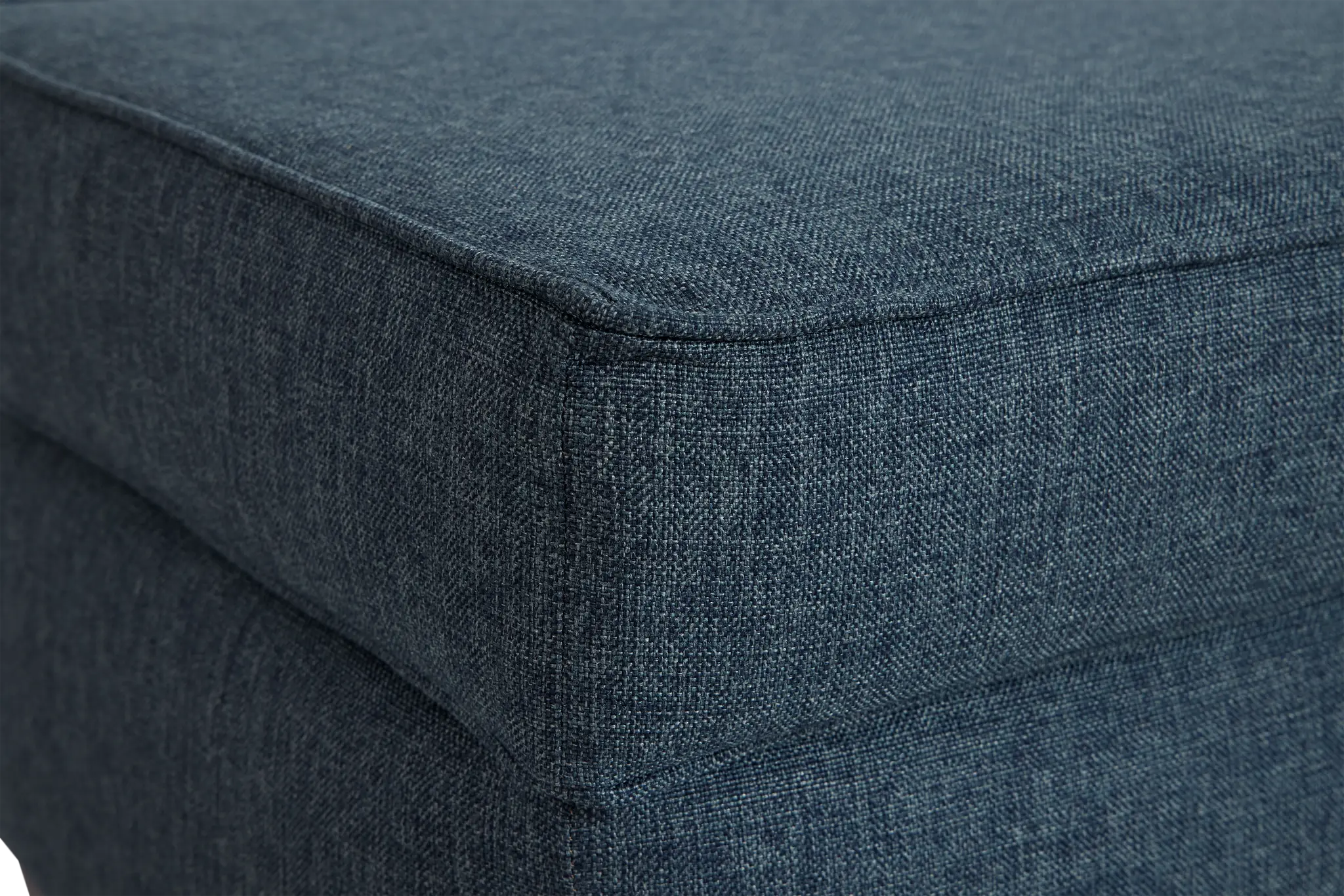 Cameron Blue Fabric Ottoman Cameron Blue Fabric Ottoman