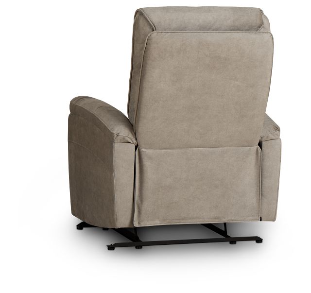 Ryder Beige Micro Recliner