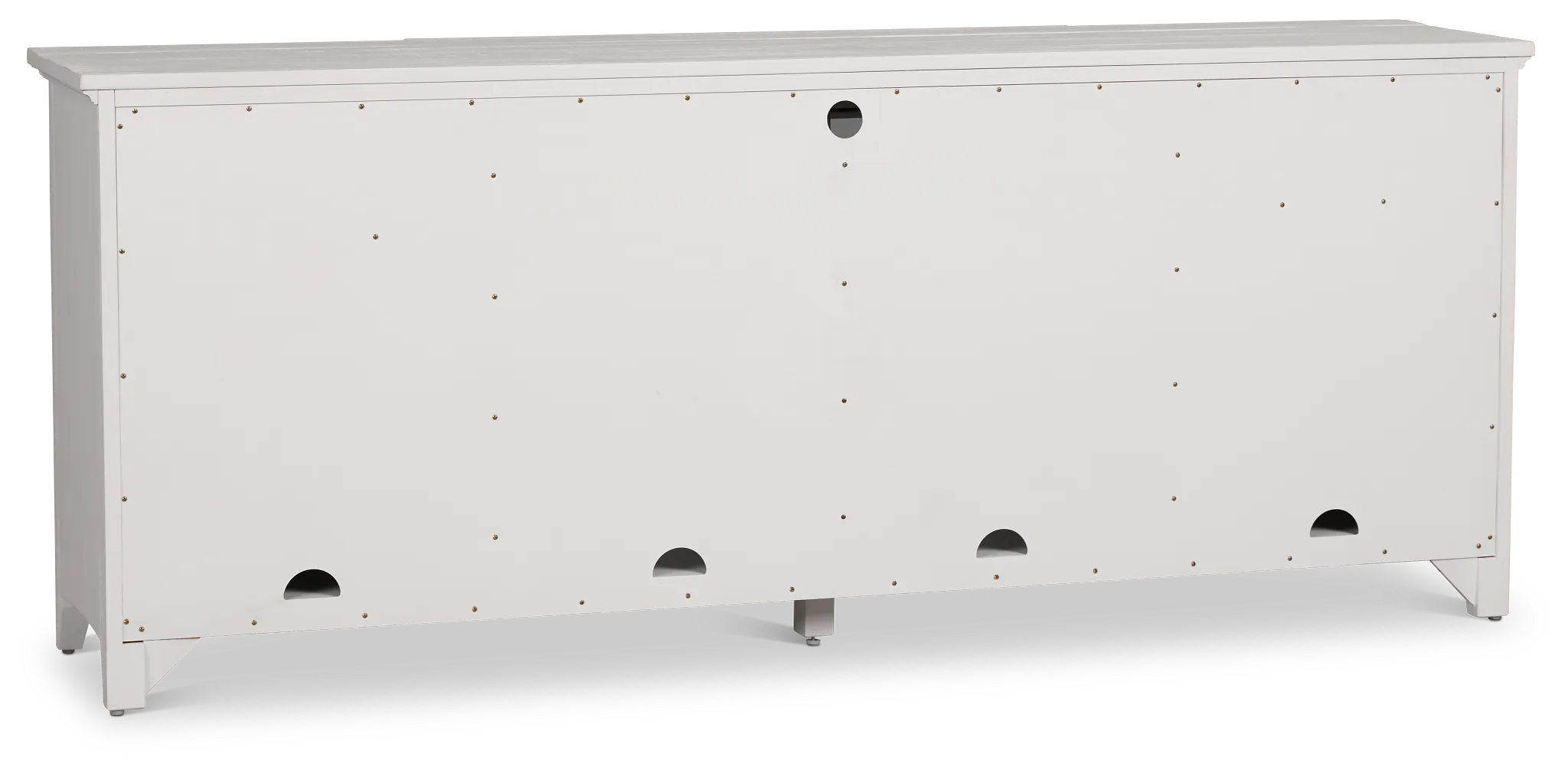 Heron Cove White 80" Tv Stand